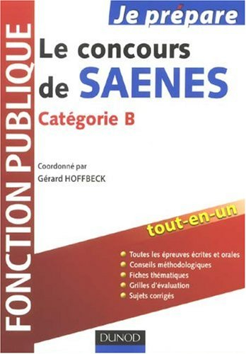 Le concours de SAENES : catégorie B, fonction publique