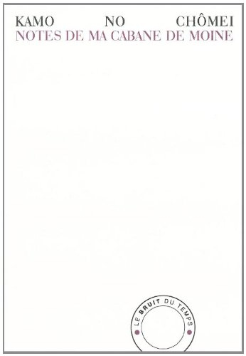 Notes de ma cabane de moine