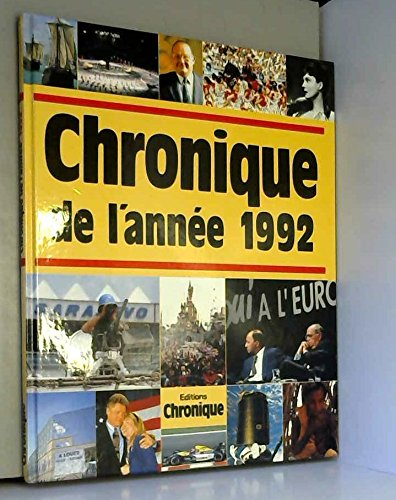 Chronique de l'année 1992