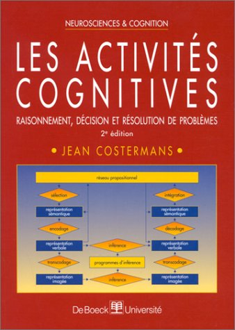 Les activités cognitives : raisonnement, décision et résolution de problèmes