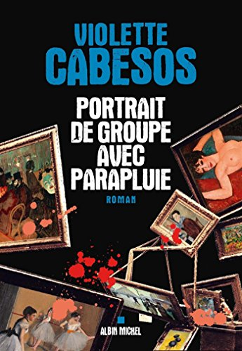 Portrait de groupe avec parapluie