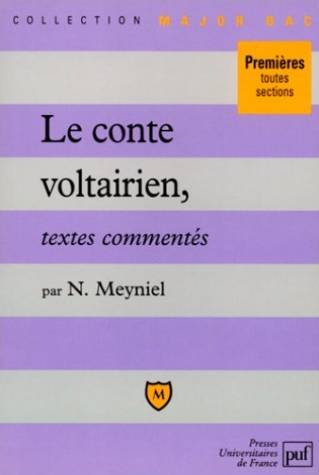 Le conte voltairien, textes commentés