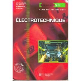 Electrotechnique, terminale STI génie électrotechnique