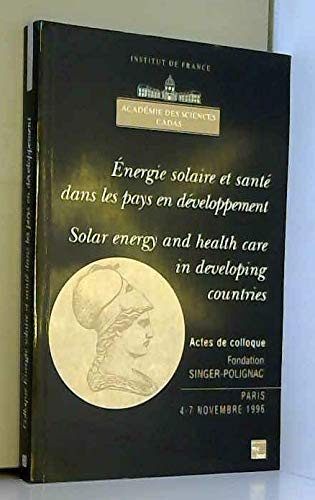 Energie solaire et santé dans les pays en développement