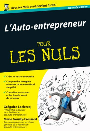 L'auto-entrepreneur pour les nuls