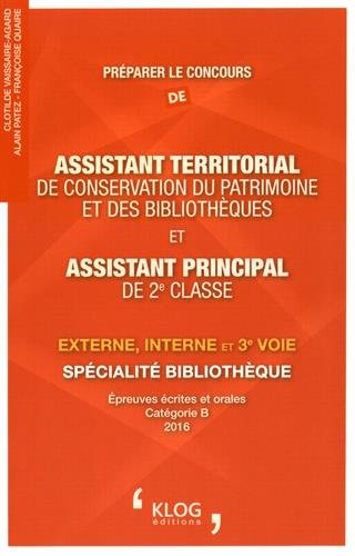 Préparer le concours d'assistant territorial de conservation du patrimoine et des bibliothèques et d