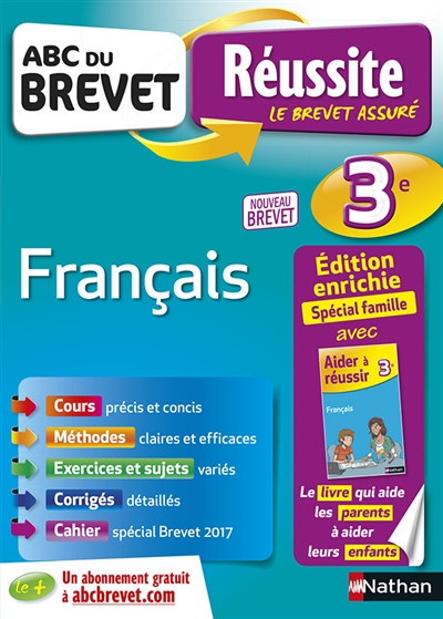 Français 3e : nouveau brevet