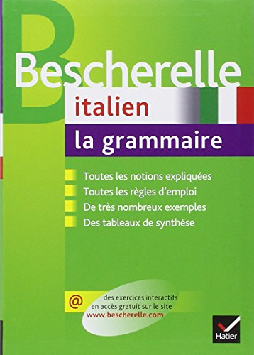 Italien, la grammaire