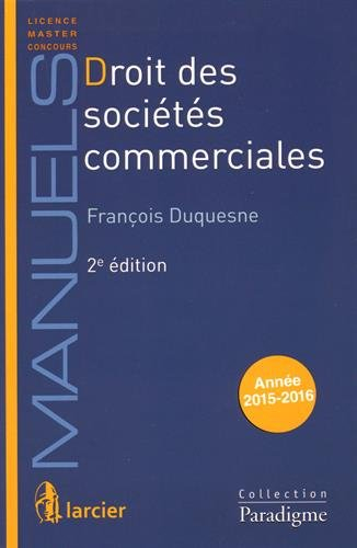 Droit des sociétés commerciales