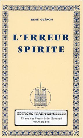 L'Erreur spirite