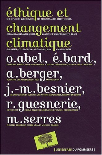 Ethique et changement climatique