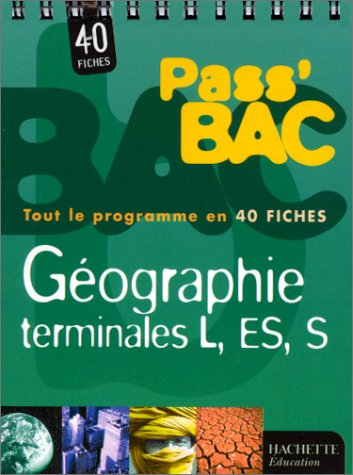 Géographie, terminales L, ES, S