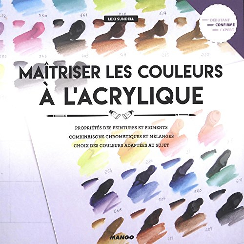 Maîtriser les couleurs à l'acrylique : propriétés des peintures et des pigments, combinaisons chroma