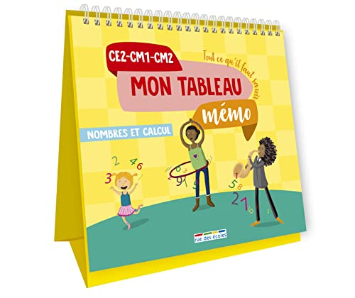 Mon tableau mémo, nombres et calcul, CE2, CM1, CM2 : tout ce qu'il faut savoir