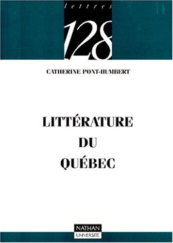 La littérature du Québec