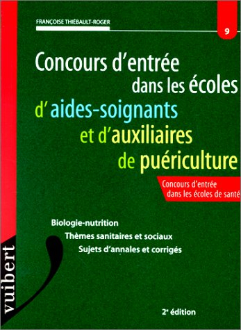 Concours d'entrée dans les écoles d'aide-soignant et d'auxiliaire de puériculture