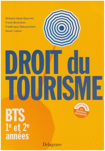 Droit du tourisme, BTS 1re et 2e années