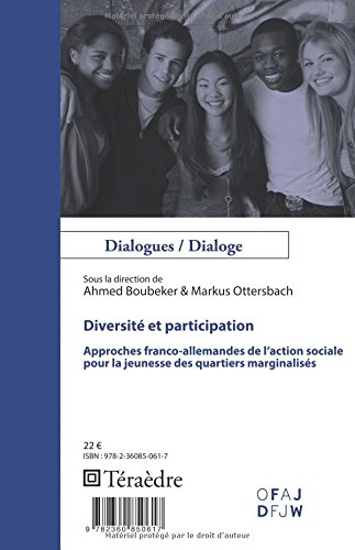 Diversité et participation : approches franco-allemandes de l'action sociale pour la jeunesse des qu
