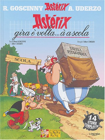 Astérix et la rentrée gauloise en langues de France. Astérix gira è volta... à a scola