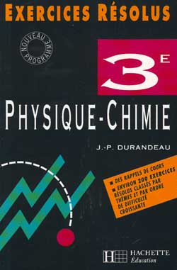 Sciences physiques, 3e