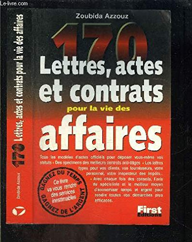 170 lettres types pour la vie des affaires