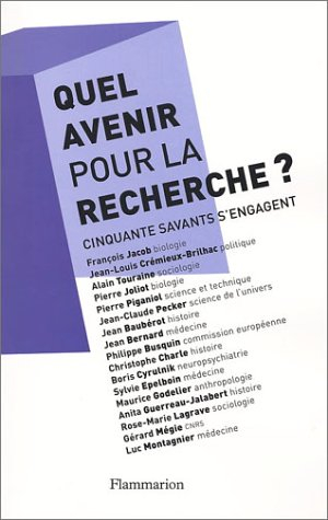 Quel avenir pour la recherche ?