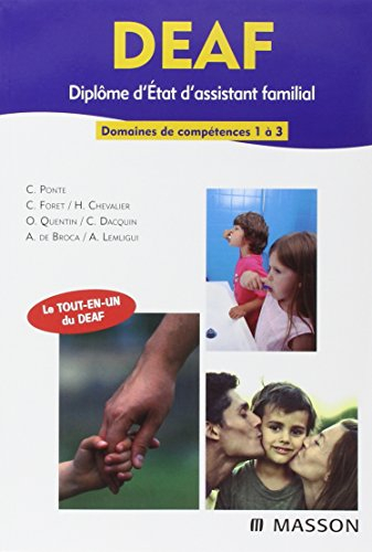 DEAF, diplôme d'Etat d'assistant familial : domaines de compétence 1 à 3