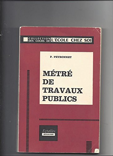 métré de travaux publics