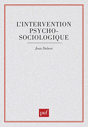 L'intervention psychosociologique