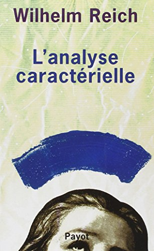 L'analyse caractérielle