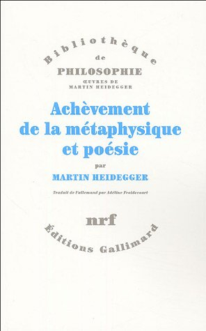 Achèvement de la métaphysique et poésie