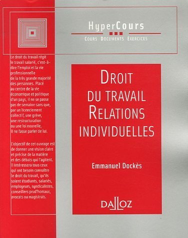 Droit du travail : relations individuelles