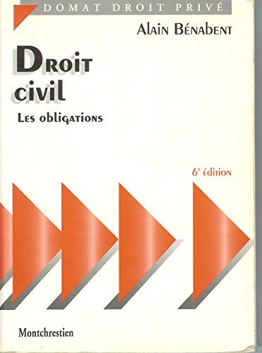 droit civil. les obligations, 6ème édition