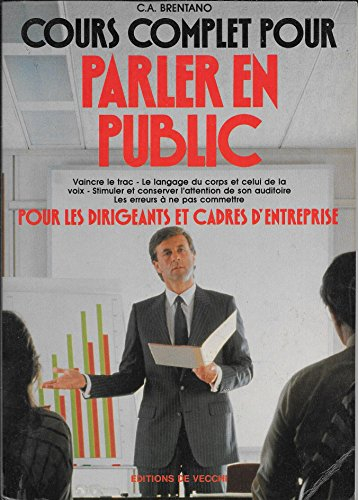 Cours complet pour parler en public