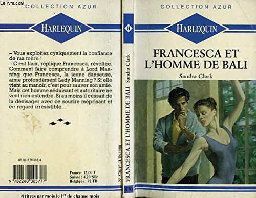 francesca et l'homme de bali (collection azur)