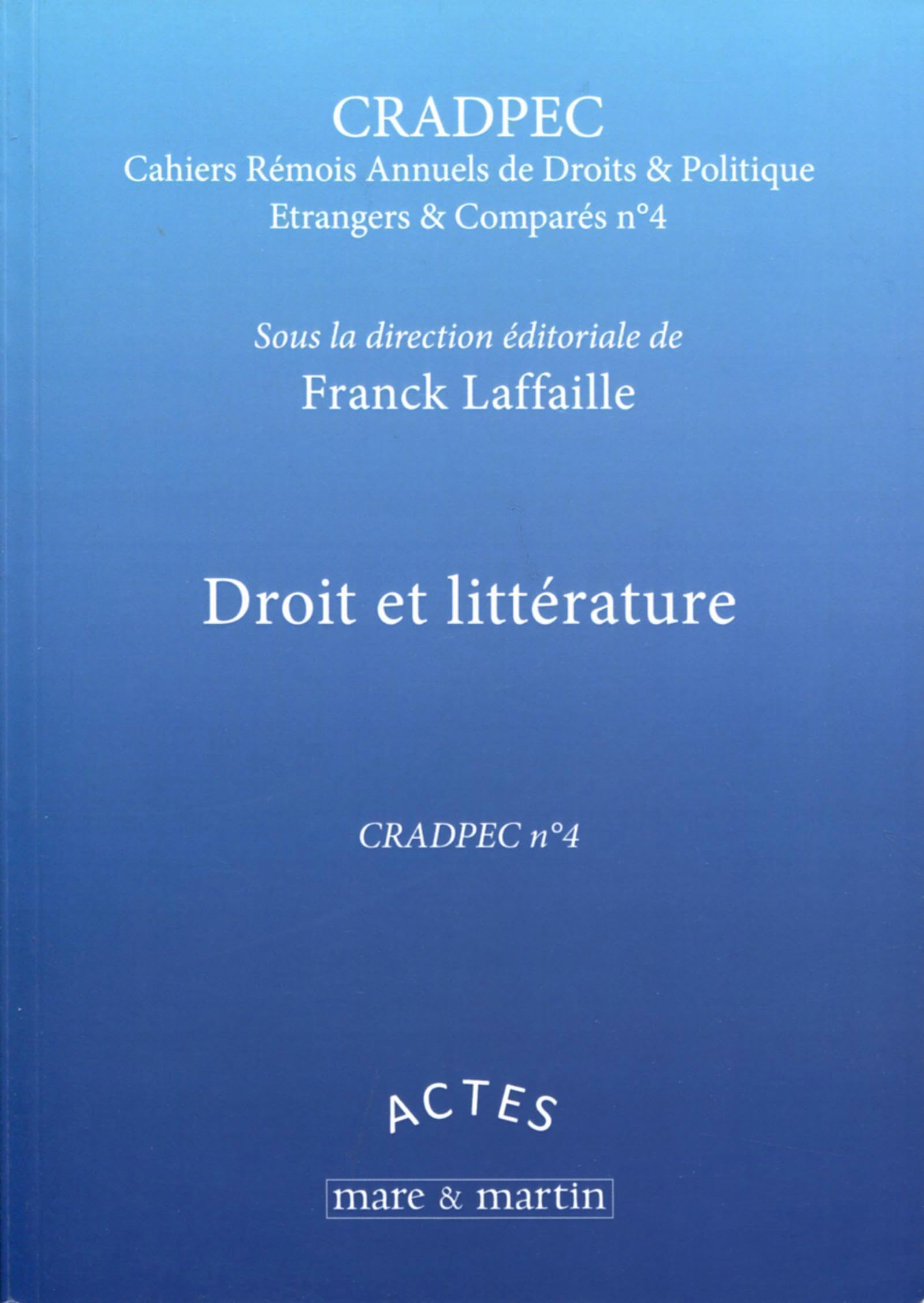 Droit et littérature