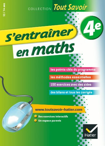 S'entraîner en maths 4e