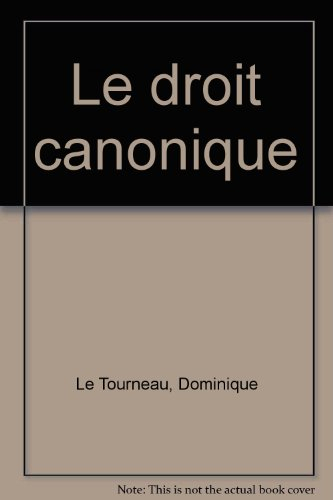 Le Droit canonique