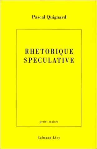 Rhétorique spéculative