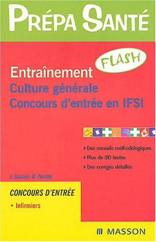 Concours IFSI 2002 complément, culture générale
