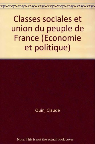 classes sociales et union du peuple de france