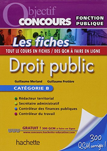 Droit public : catégorie B