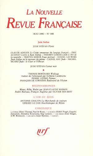 Nouvelle revue française, n° 448