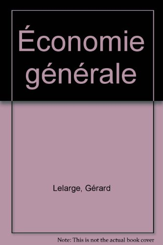 Economie générale