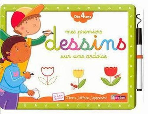 Mes premiers dessins sur une ardoise