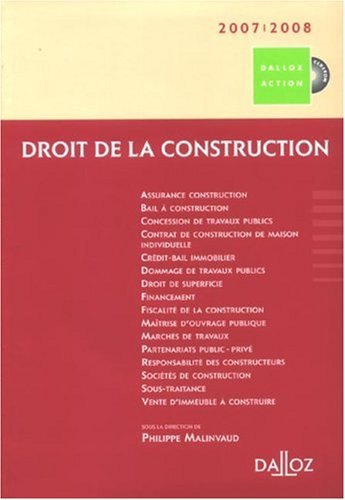 Droit de la construction 2007