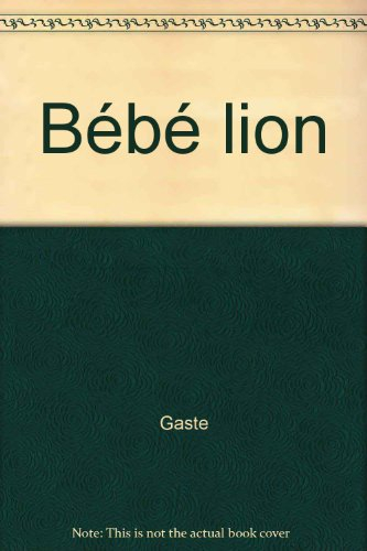 Bébé lion
