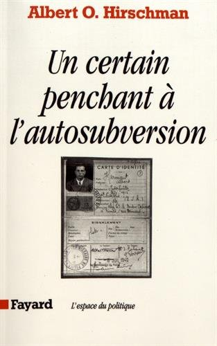 Un certain penchant pour l'autosubversion