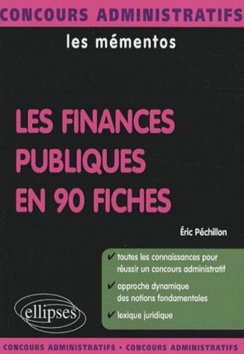Les finances publiques en 90 fiches