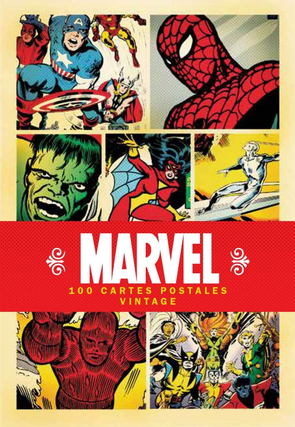 Marvel : coffret 100 cartes postales